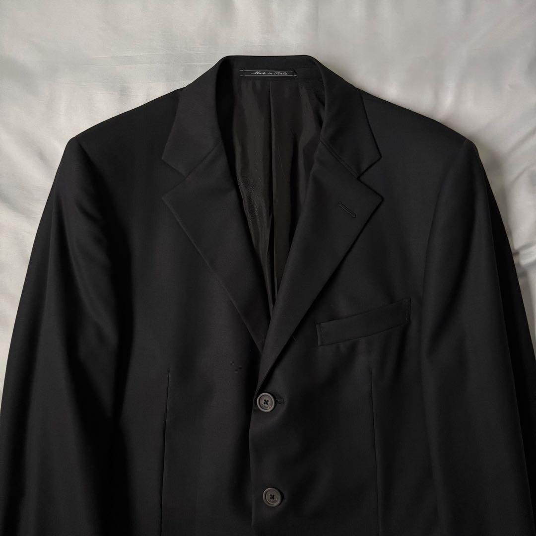 90s 00s GIANNI VERSACE ブラック ウール セットアップ