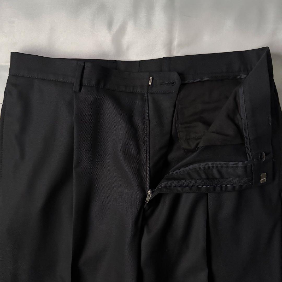 90s 00s GIANNI VERSACE ブラック ウール セットアップ