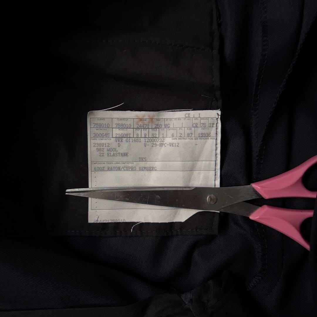 90s 00s GIANNI VERSACE ブラック ウール セットアップ