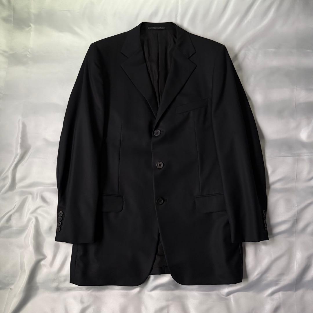 90s 00s GIANNI VERSACE ブラック ウール セットアップ