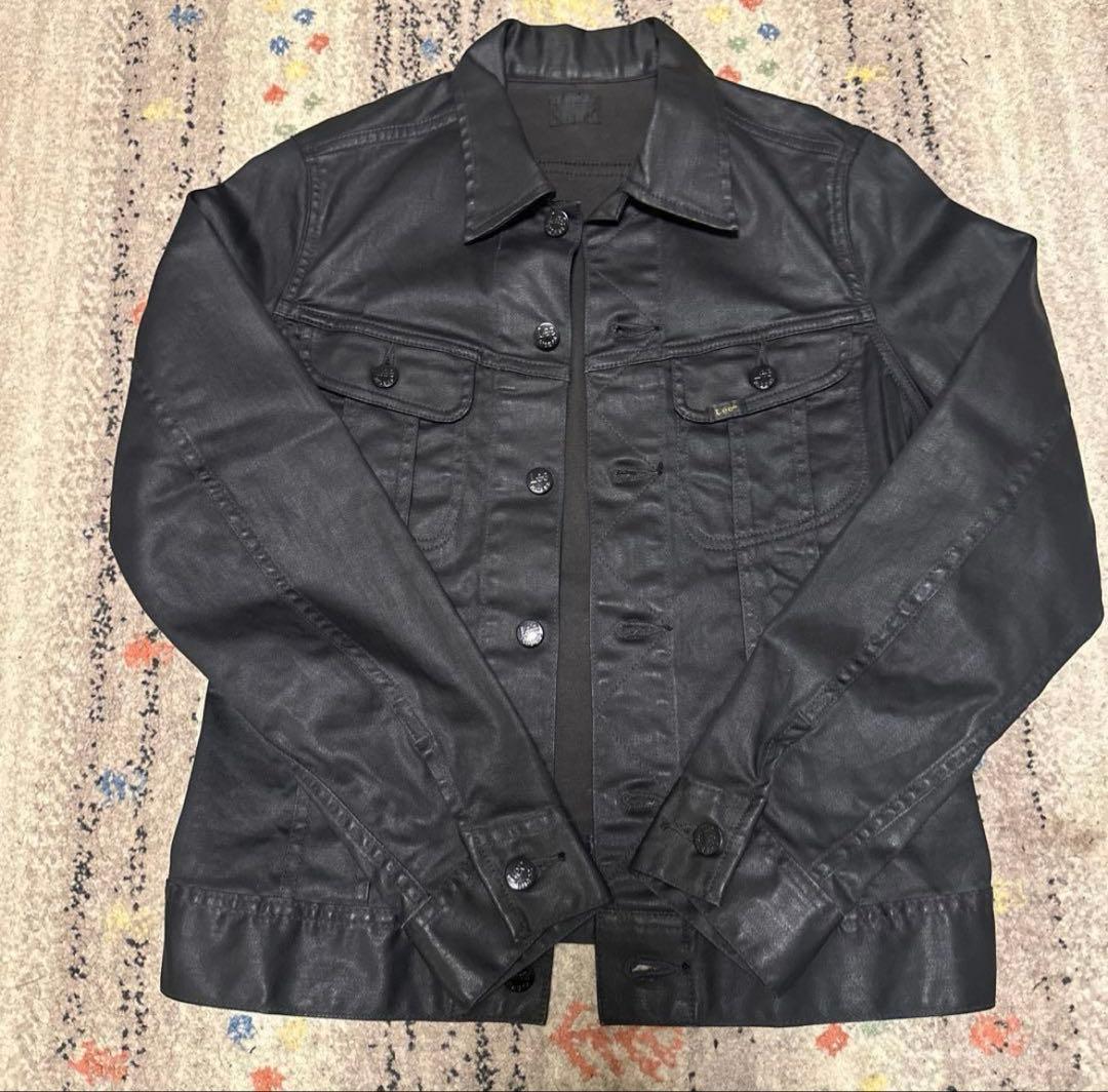 Lee/リー　コーティングデニムジャケット ブラック