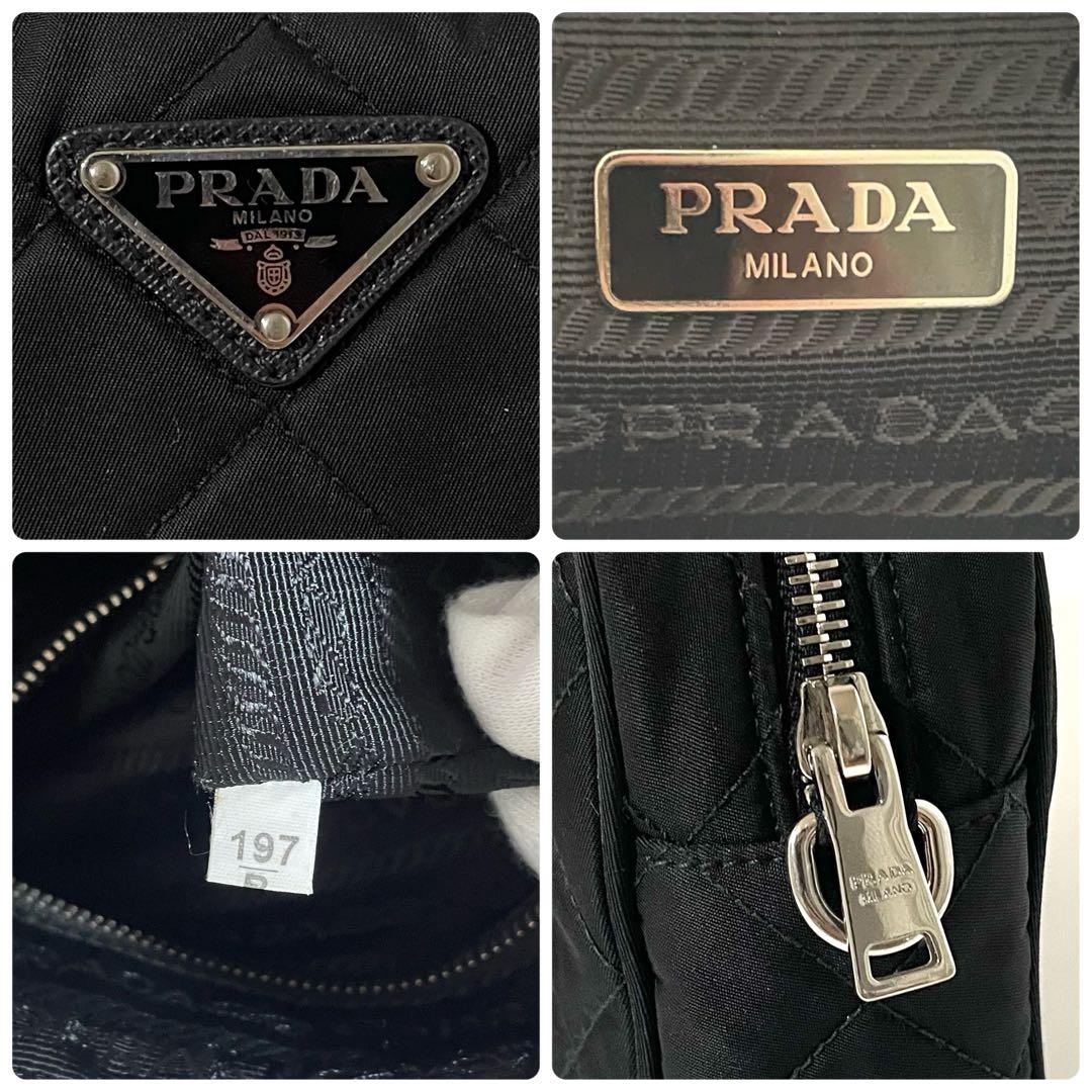 【極上美品/RFID】プラダ 2way ショルダーバッグ キルティング