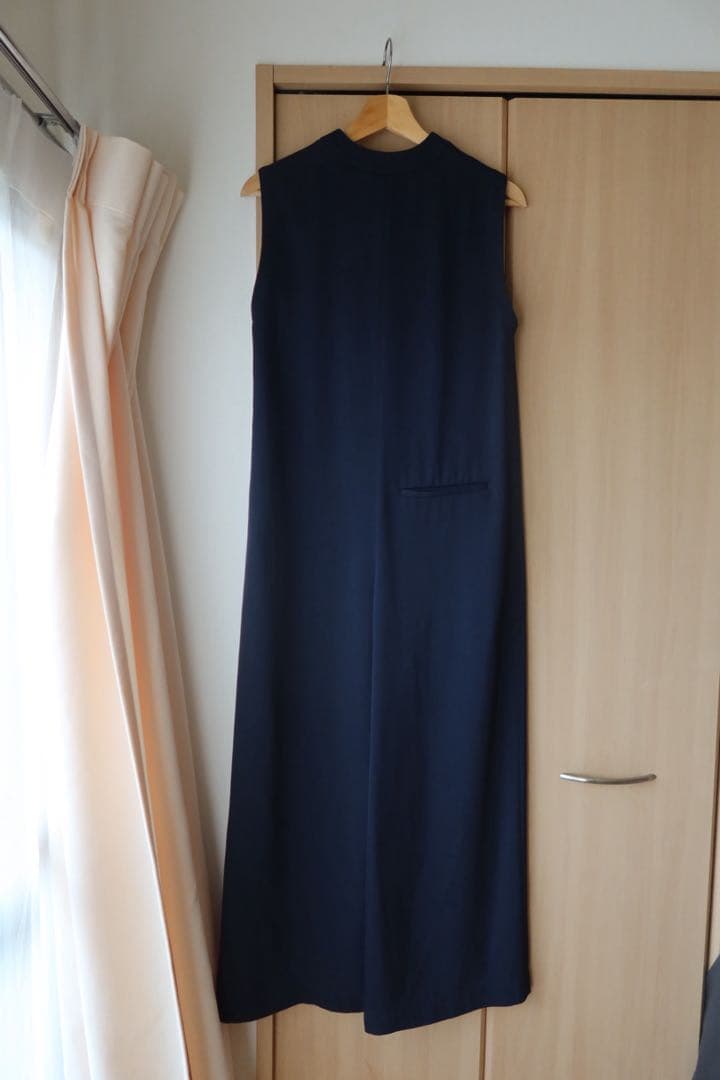 IENA ネイビー ノースリーブジャンプスーツ　36