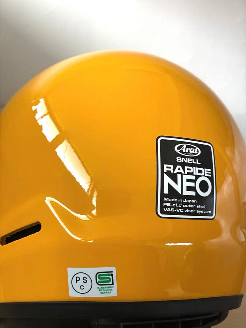 【新品未使用】25年製 Arai RAPIDE NEO イエロー フルフェイス