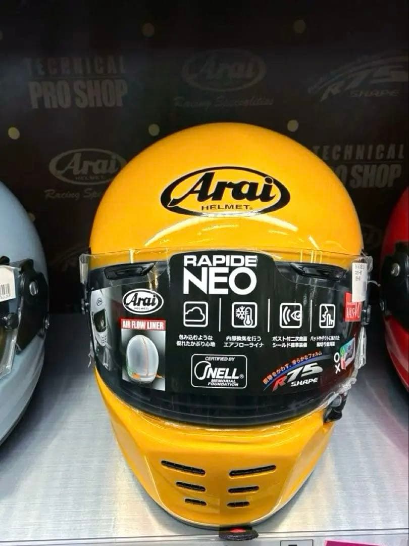 【新品未使用】25年製 Arai RAPIDE NEO イエロー フルフェイス