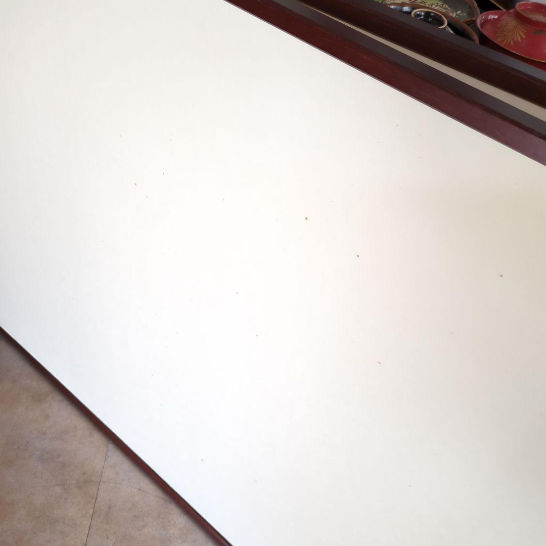 風炉先屏風　銀切箔　白地　屏風　両目開き　茶道具　屏風　紙箱