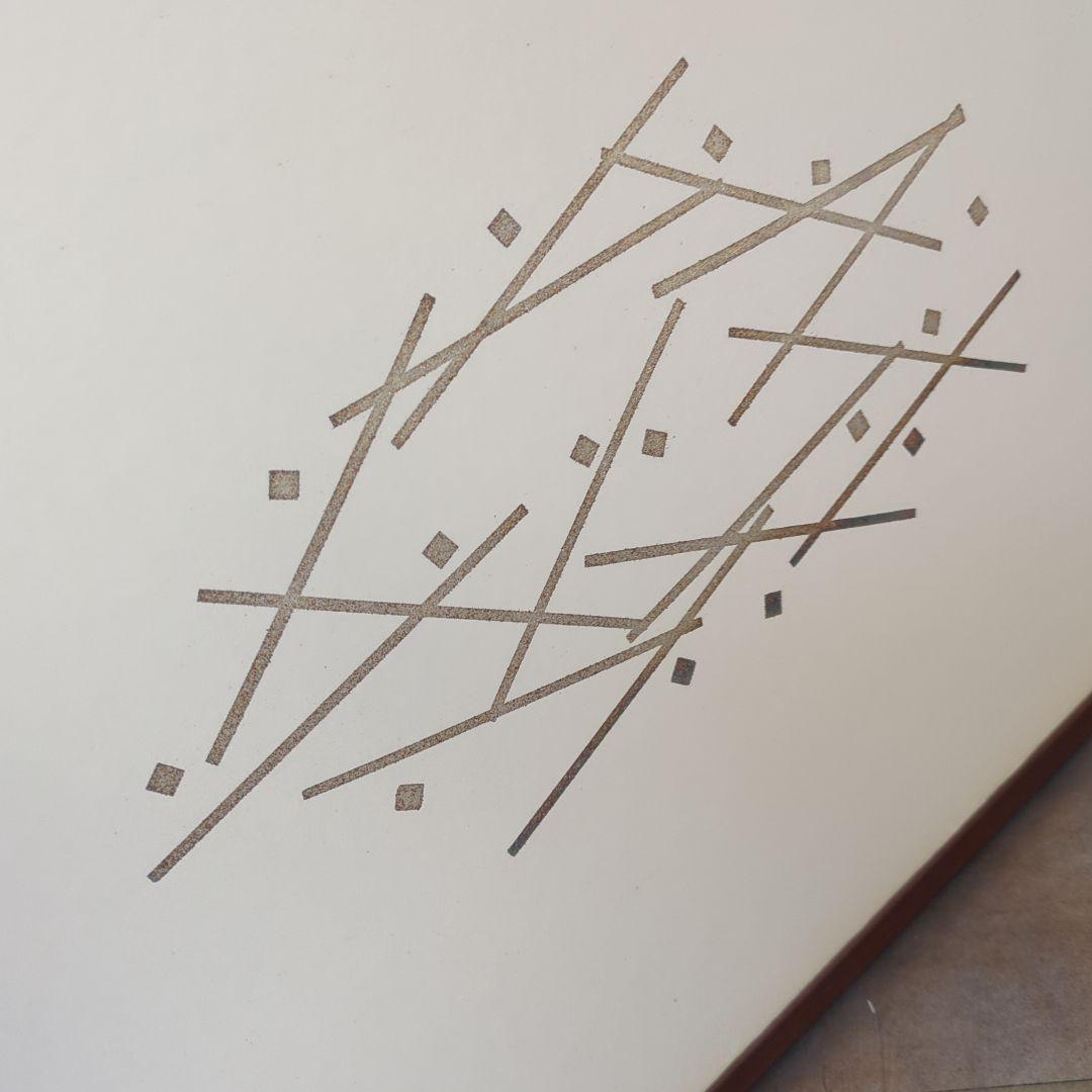 風炉先屏風　銀切箔　白地　屏風　両目開き　茶道具　屏風　紙箱