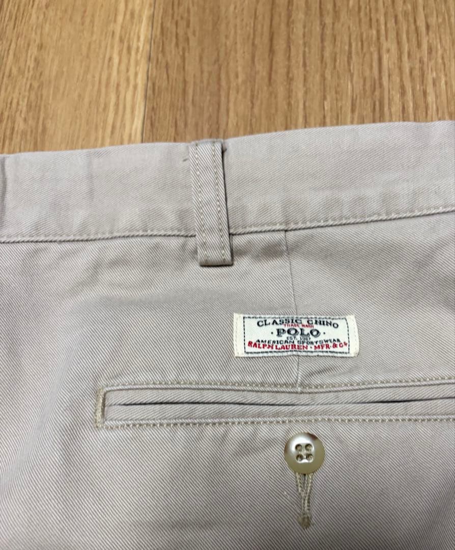 90s ポロ ラルフローレン ポロチノ 34 Andrew アンドリューパンツ