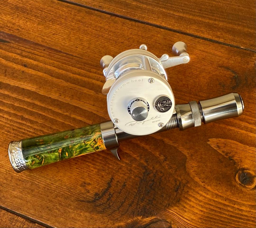 トラウトグリップ　インロッドフェルール　渓流　ベイトロッド　スタビライズドウッド