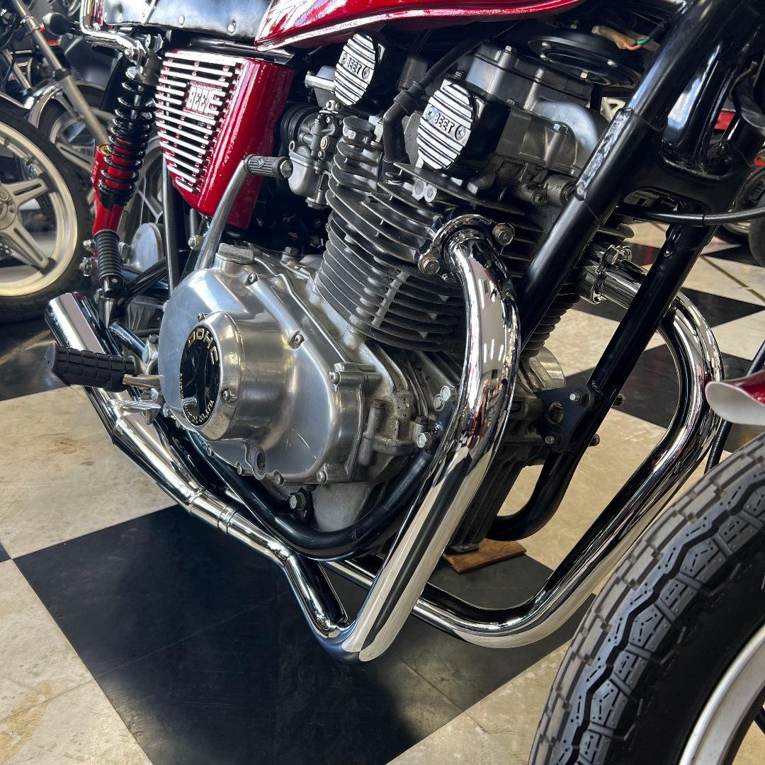 GS400/GS400E ヨシムラタイプメッキマフラー送料込み