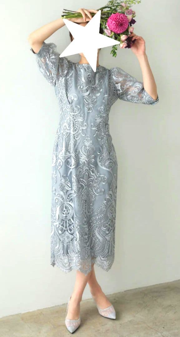 haremode　ハレモード　大きいサイズ　ロングワンピース　パーティードレス