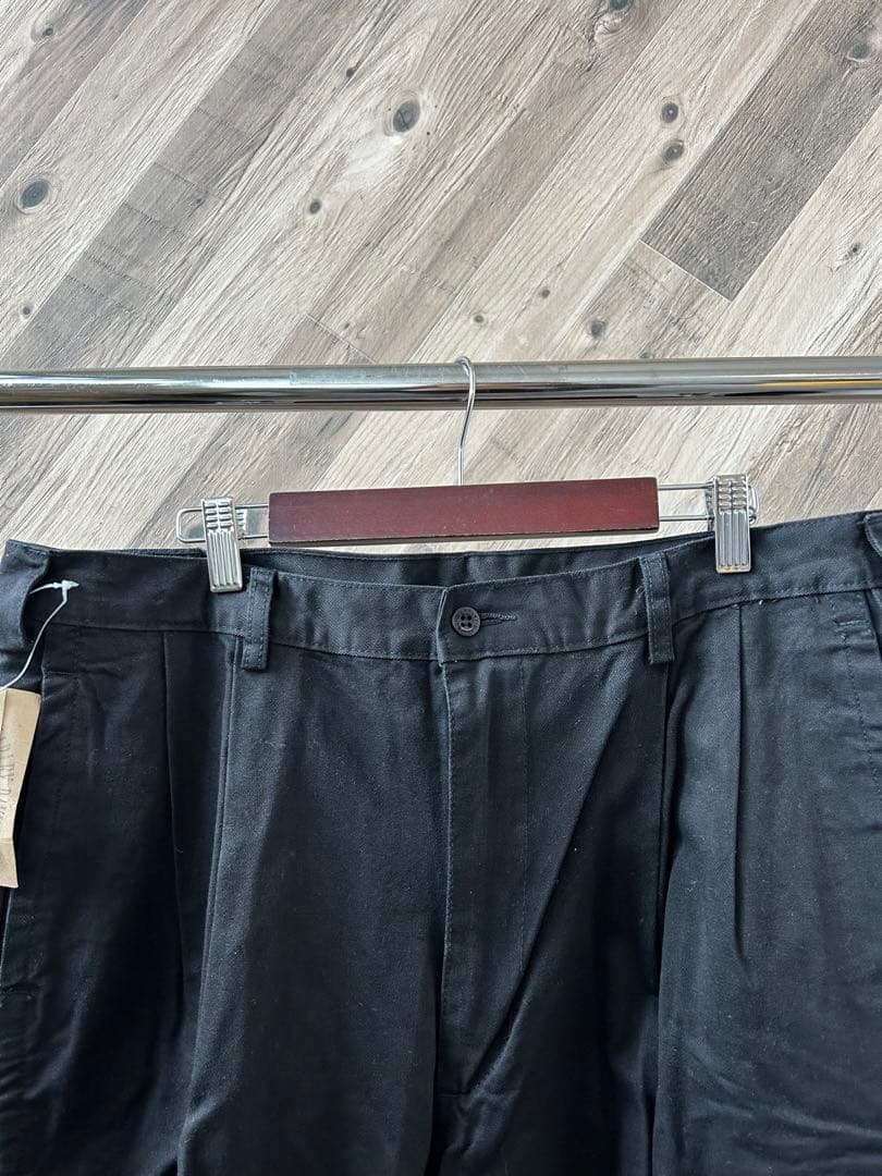 ハーレーダビッドソン 90s 未使用 デッドストック 2タック ワイドパンツ