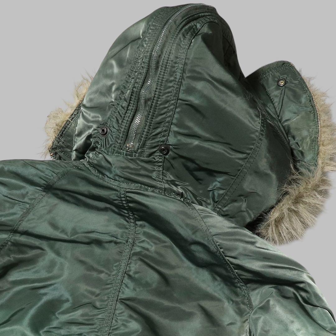 90s★USA製★ALPHA★N-2B フライトジャケット★M★短丈★Y2K