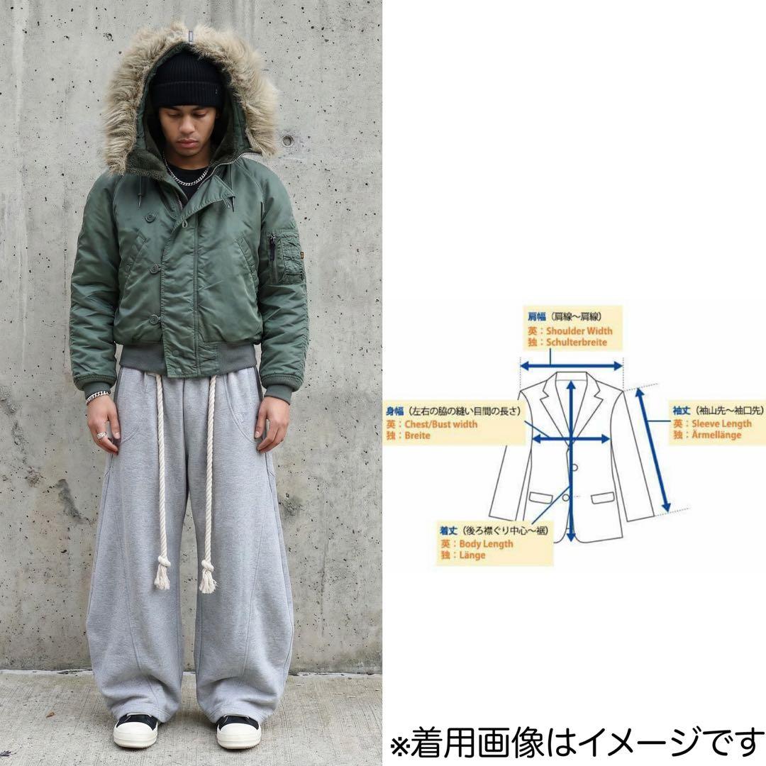 90s★USA製★ALPHA★N-2B フライトジャケット★M★短丈★Y2K