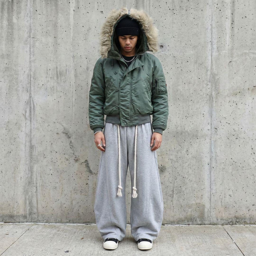 90s★USA製★ALPHA★N-2B フライトジャケット★M★短丈★Y2K