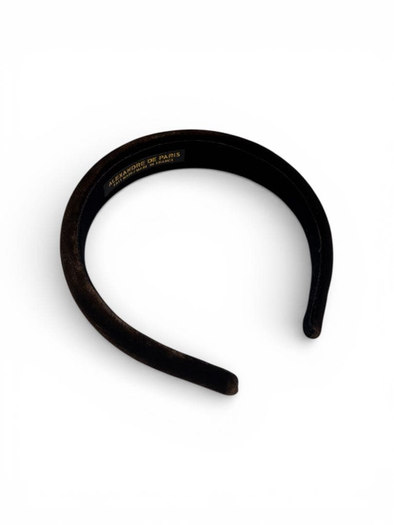 alexandre de paris カチューシャベロア　ブラウン