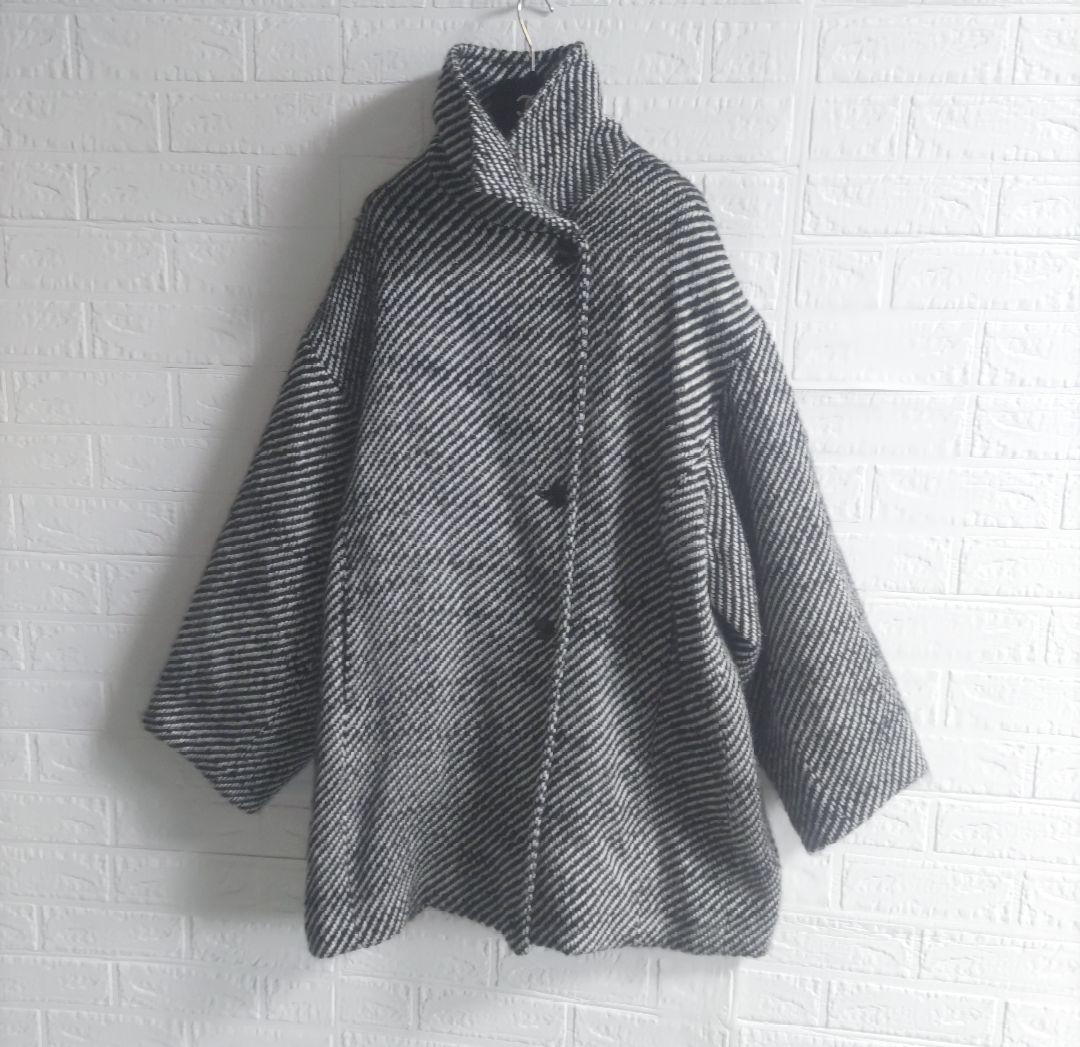 mici ミチ　2024 ツイードミドルコート 　ローズバッド　オーバーサイズ