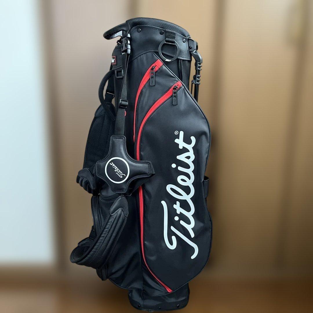 タイトリストTitleist ゴルフバッグ 8.5型スタンドタイプ美品★訳あり