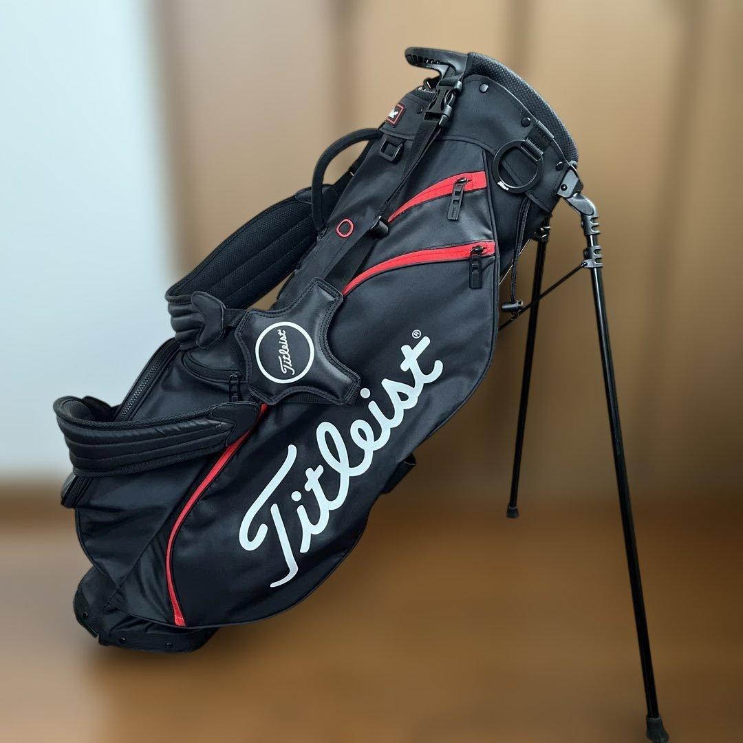 タイトリストTitleist ゴルフバッグ 8.5型スタンドタイプ美品★訳あり