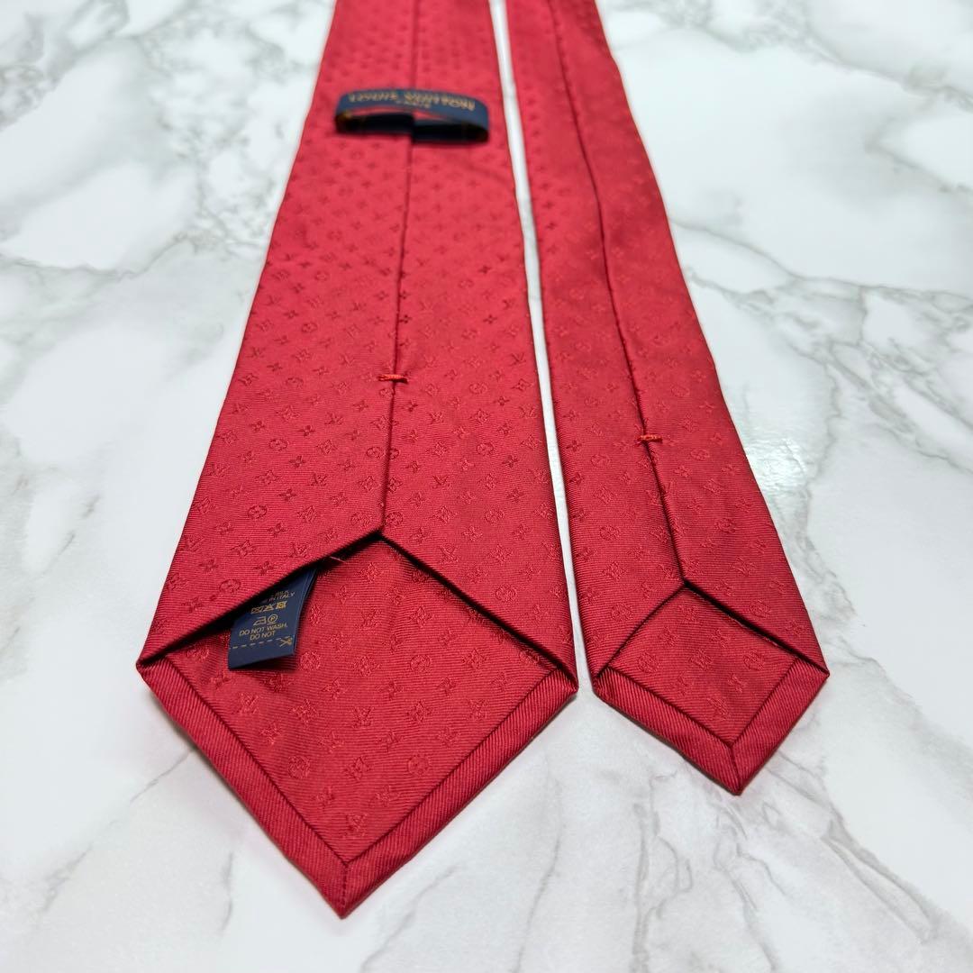 ✨美品✨ 現行 LOUIS VUITTON ネクタイ シルク100% モノグラム