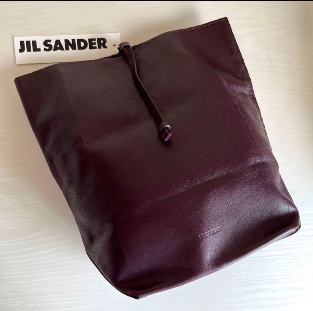 JIlSANDER ジルサンダー レザー クラッチ ボルドーdrawer