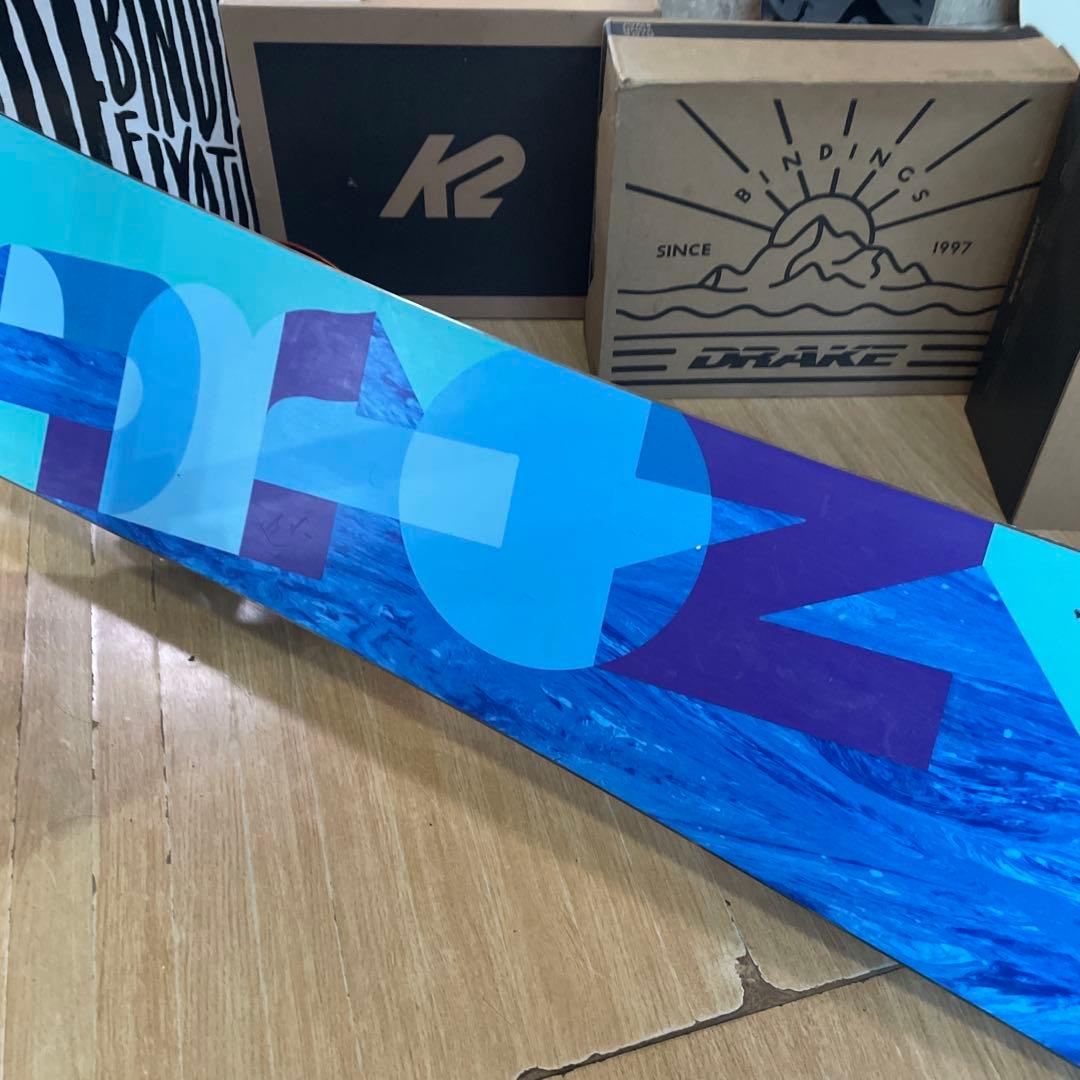 BURTON×FLOW　バートン　スノーボードセット　フロー　バインディング付