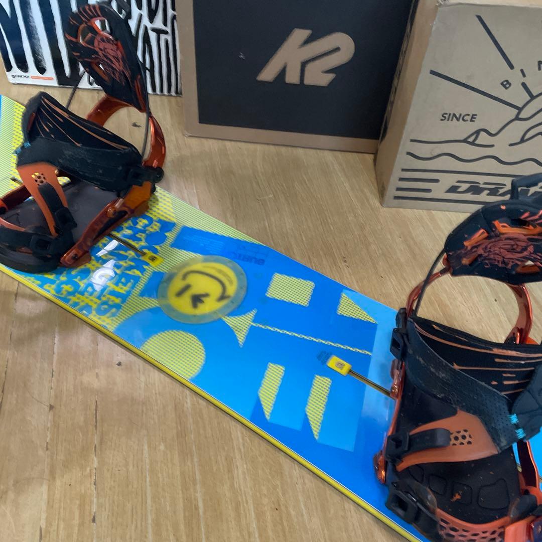 BURTON×FLOW　バートン　スノーボードセット　フロー　バインディング付