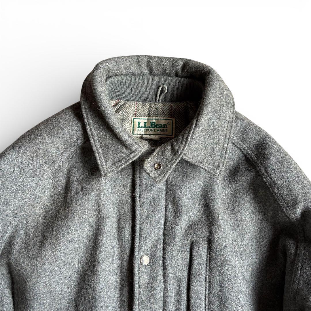 80s L.L.Bean ストーム コート ウール USA製 サイズL