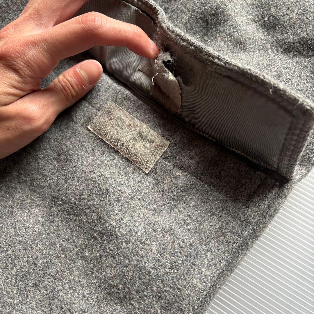 80s L.L.Bean ストーム コート ウール USA製 サイズL