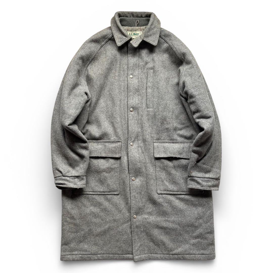 80s L.L.Bean ストーム コート ウール USA製 サイズL