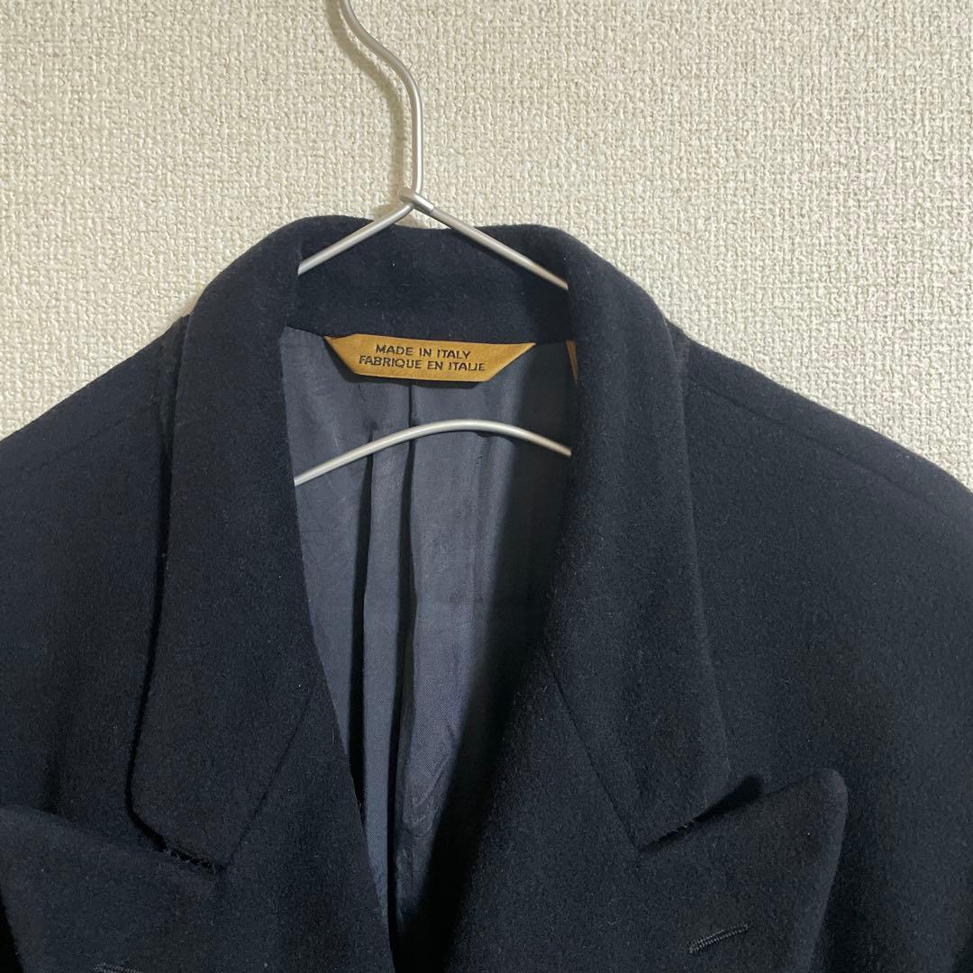 ロングコート　マキシ丈コート　メンズ　ブラック