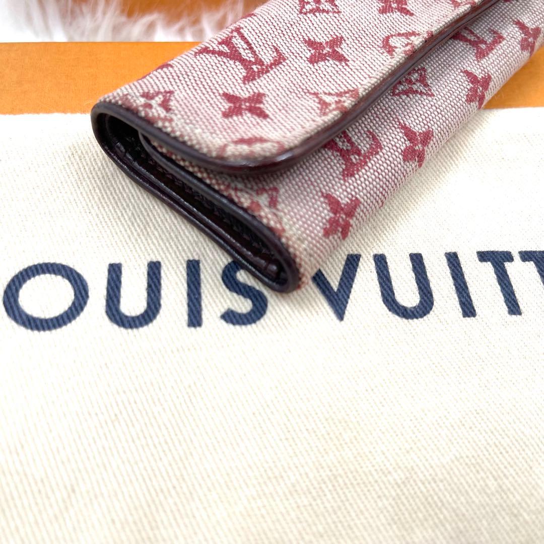 ルイヴィトン　モノグラムミニ　デニム　キーケース キーリング　キーホルダー561