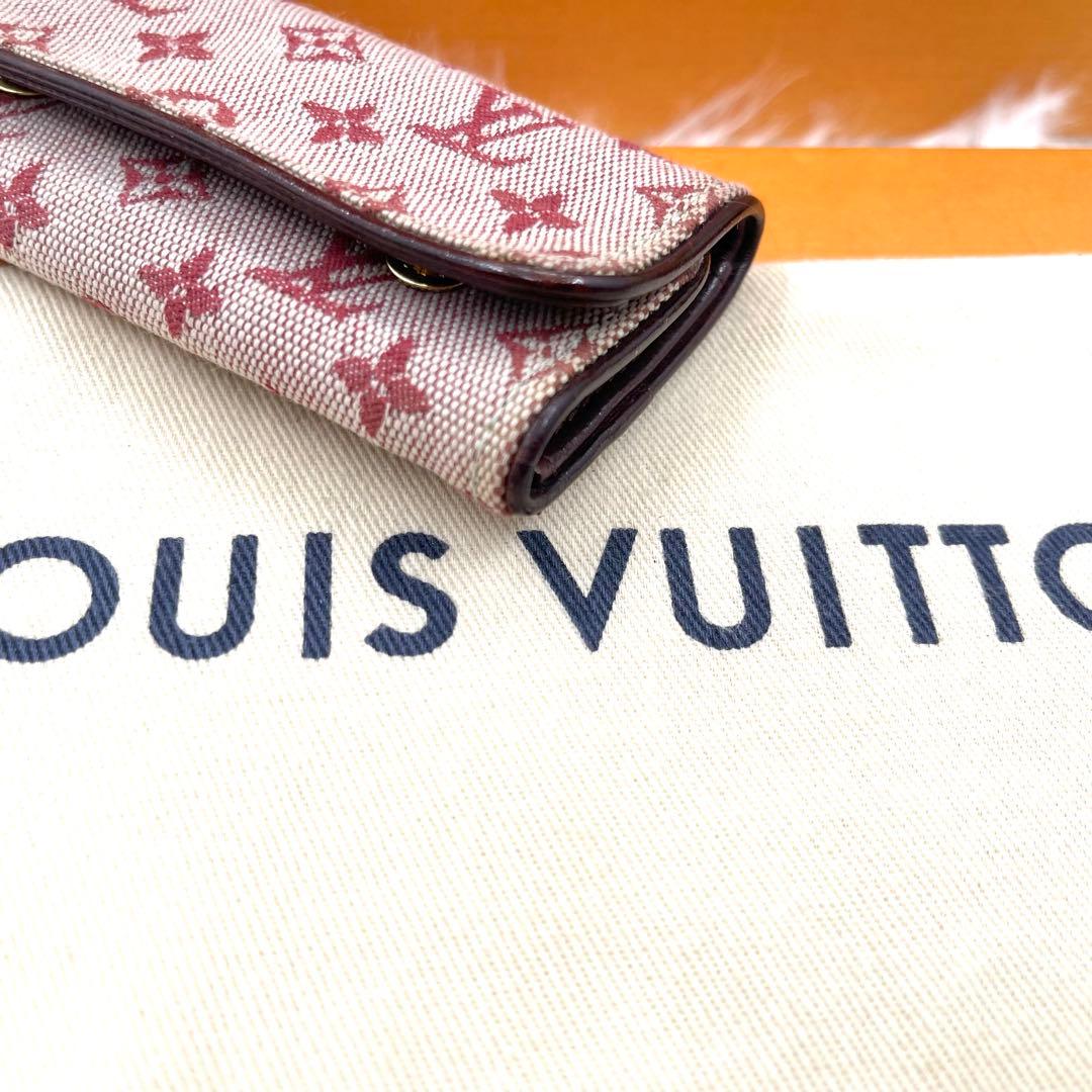 ルイヴィトン　モノグラムミニ　デニム　キーケース キーリング　キーホルダー561