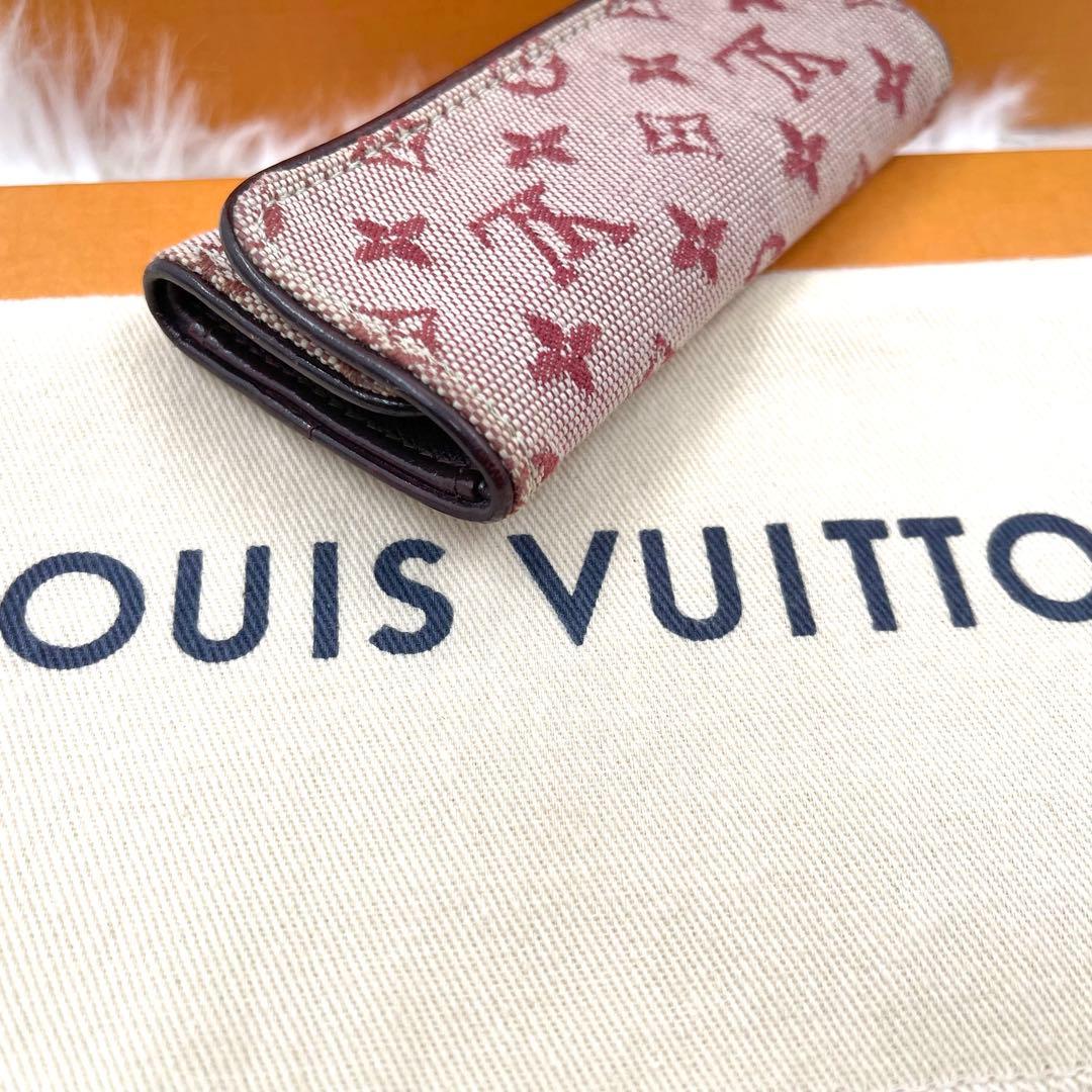 ルイヴィトン　モノグラムミニ　デニム　キーケース キーリング　キーホルダー561