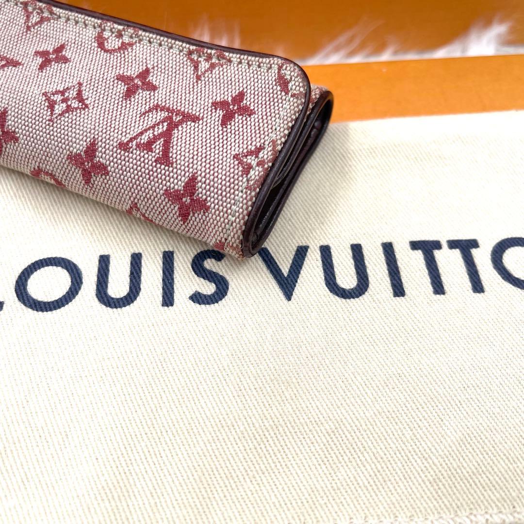 ルイヴィトン　モノグラムミニ　デニム　キーケース キーリング　キーホルダー561