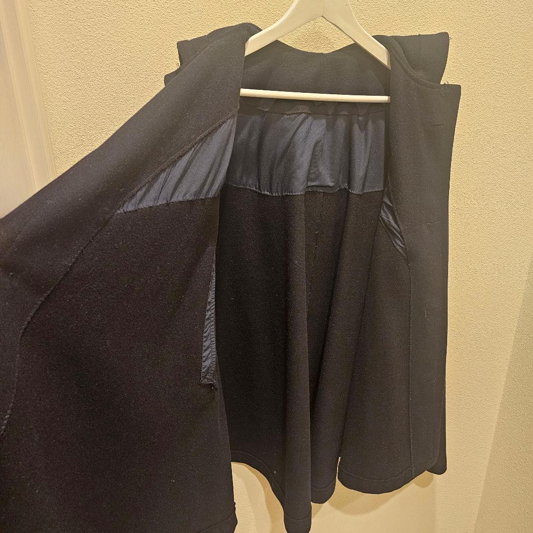 フランス軍レディース ウールケープ マント ポンチョ ミリタリー ケープ