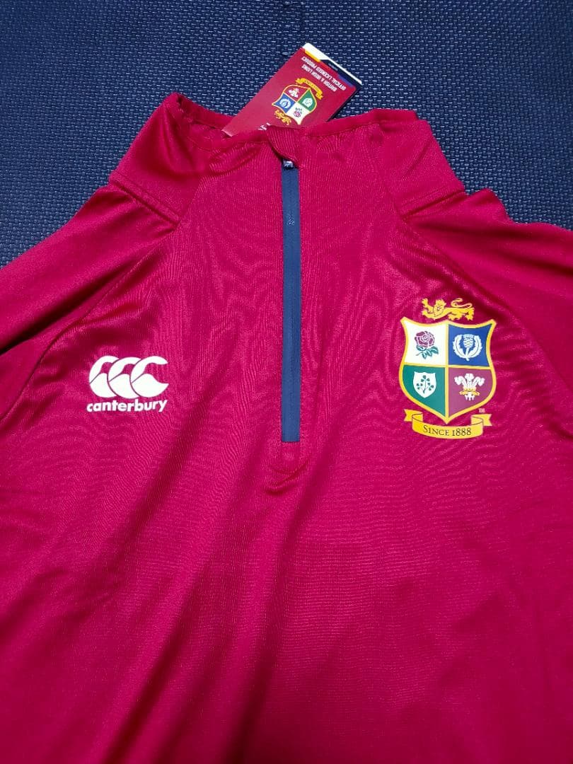 カンタベリー　ラグビー　ライオンズ　1stレイヤートレーニングトップ