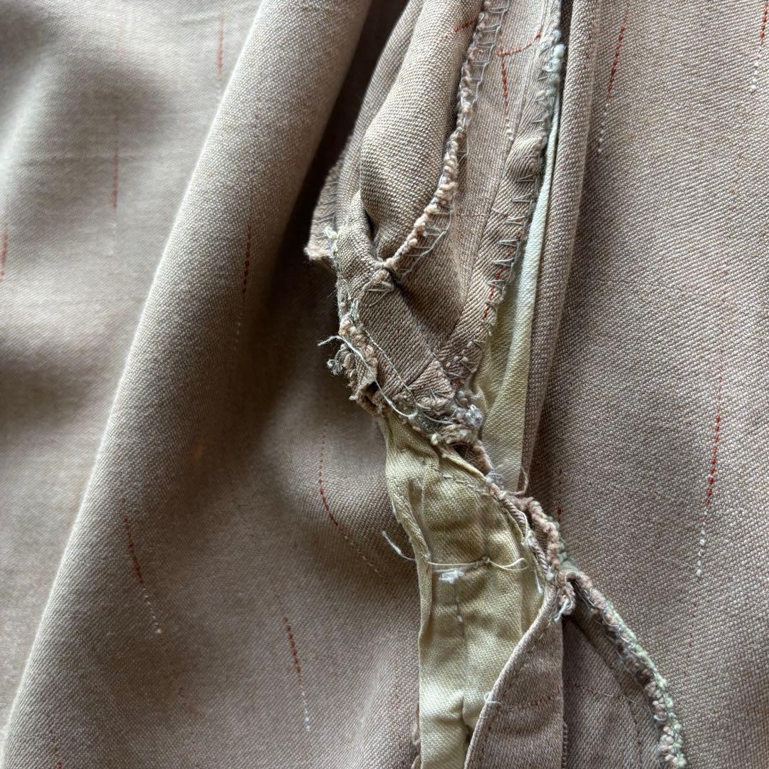 【50s】 レーヨンギャバジン スラックス カスリ スペシャル ギャバスラ