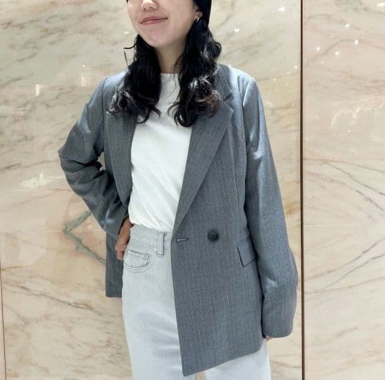 ◇美品◇Demj-Luxe BEAMS 2ボタンダブルブレストジャケット