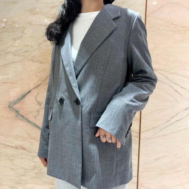 ◇美品◇Demj-Luxe BEAMS 2ボタンダブルブレストジャケット