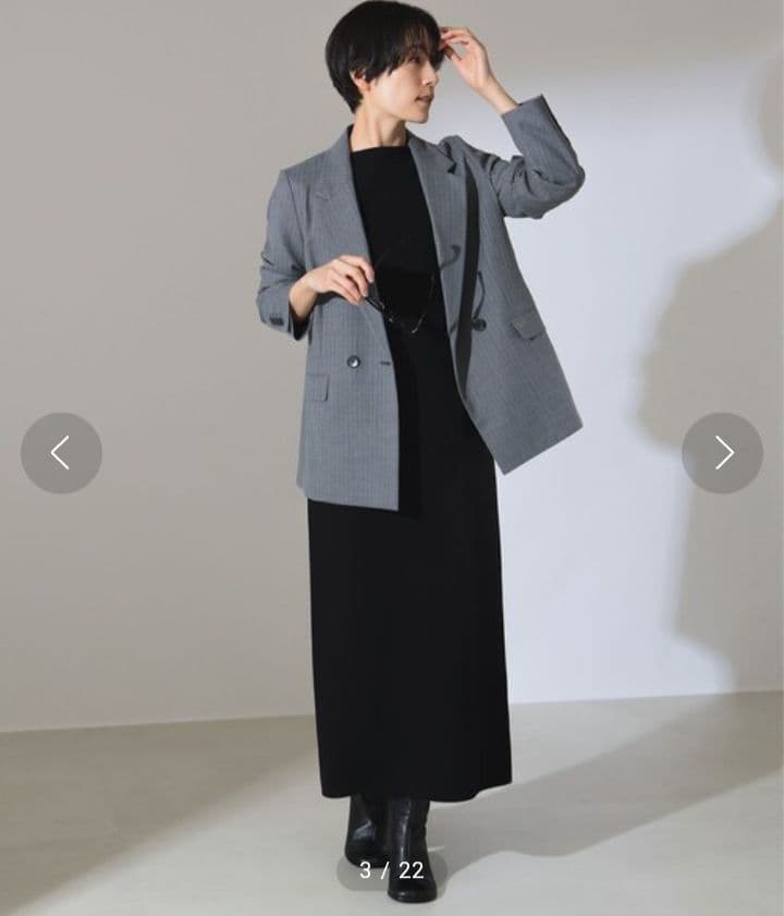 ◇美品◇Demj-Luxe BEAMS 2ボタンダブルブレストジャケット