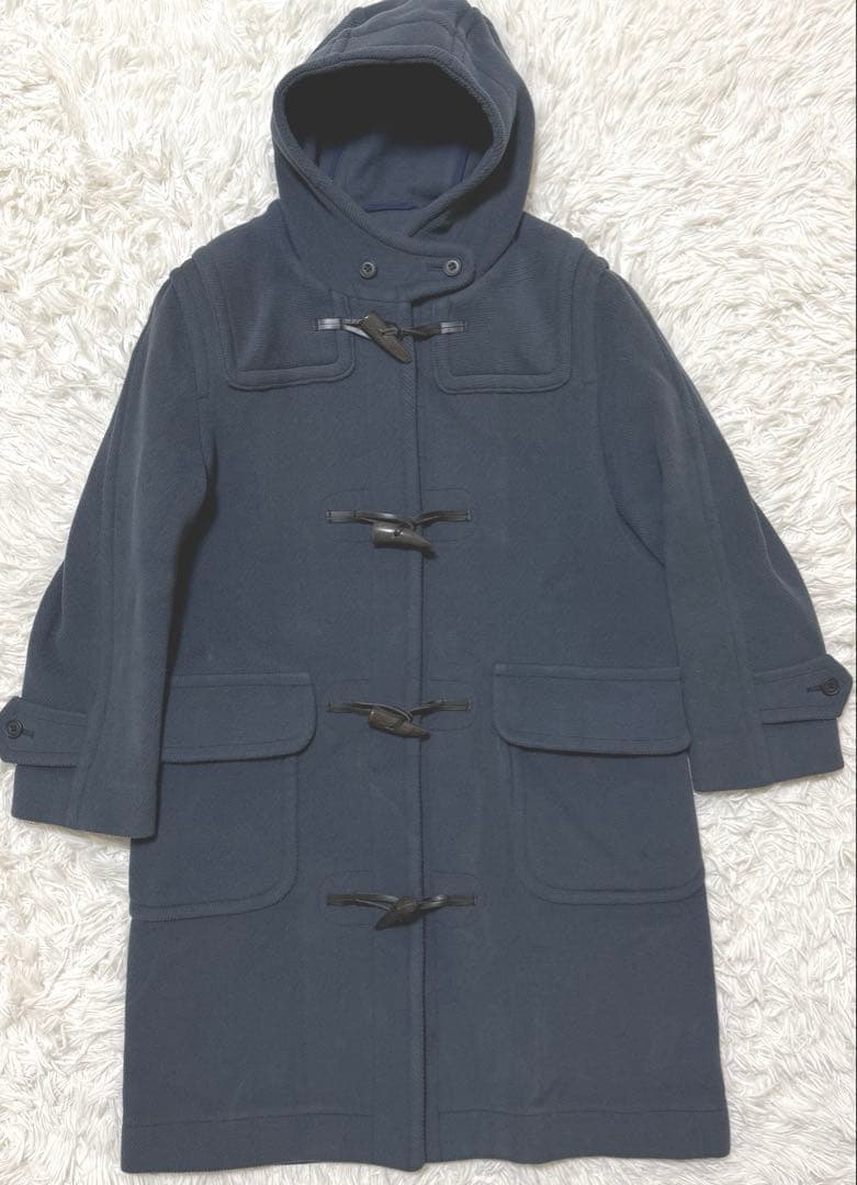 【希少カラー】OLD ENGLAND ダッフルコート　ウール　ヘリンボーン