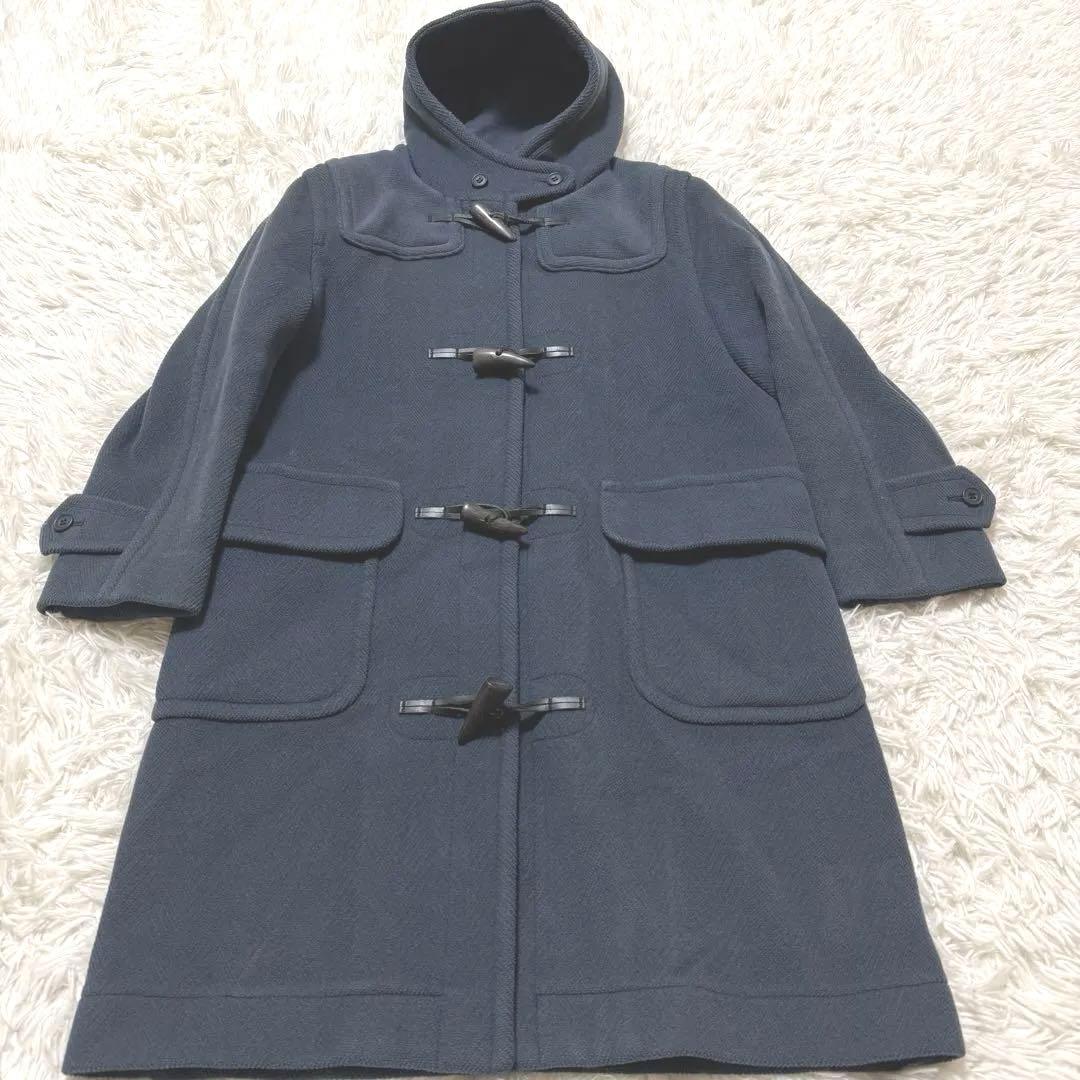 【希少カラー】OLD ENGLAND ダッフルコート　ウール　ヘリンボーン