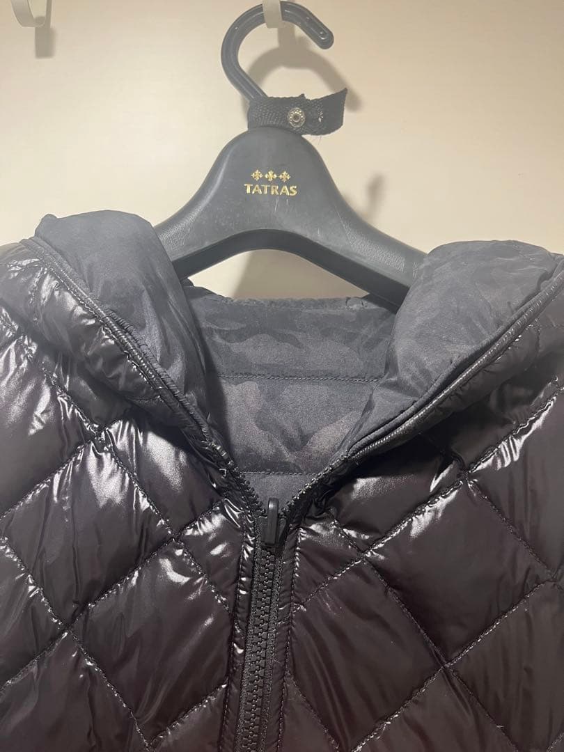 ✨美品TATRAS ✨迷彩×黒 リバーシブル レディース ダウンベスト サイズ1