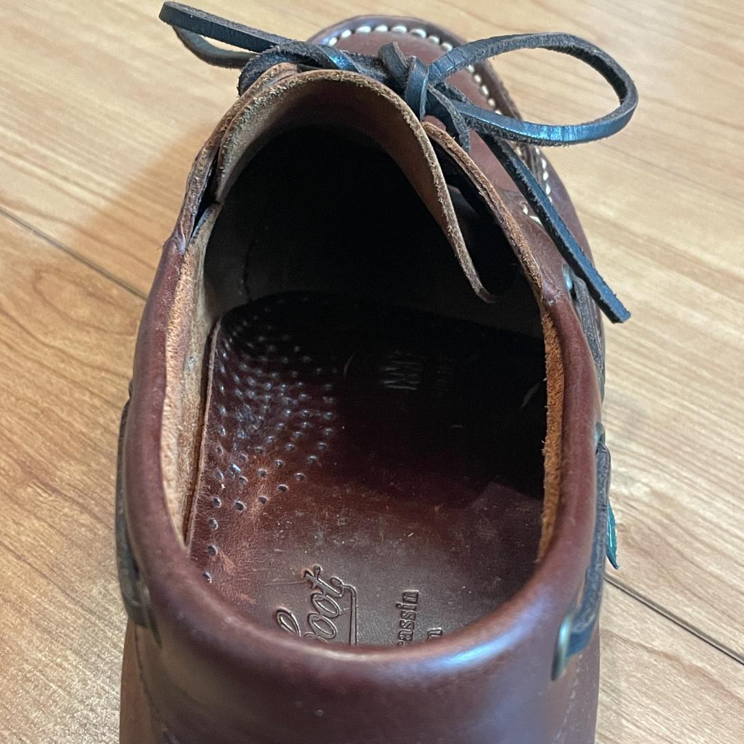 中古　パラブーツ　6 バース ブラウン　アメリカ Paraboot　0720