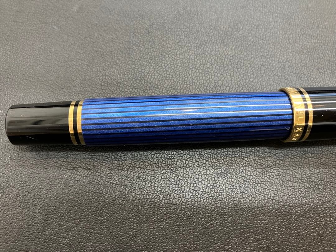 Pelikan 青黒万年筆 保証書付き
