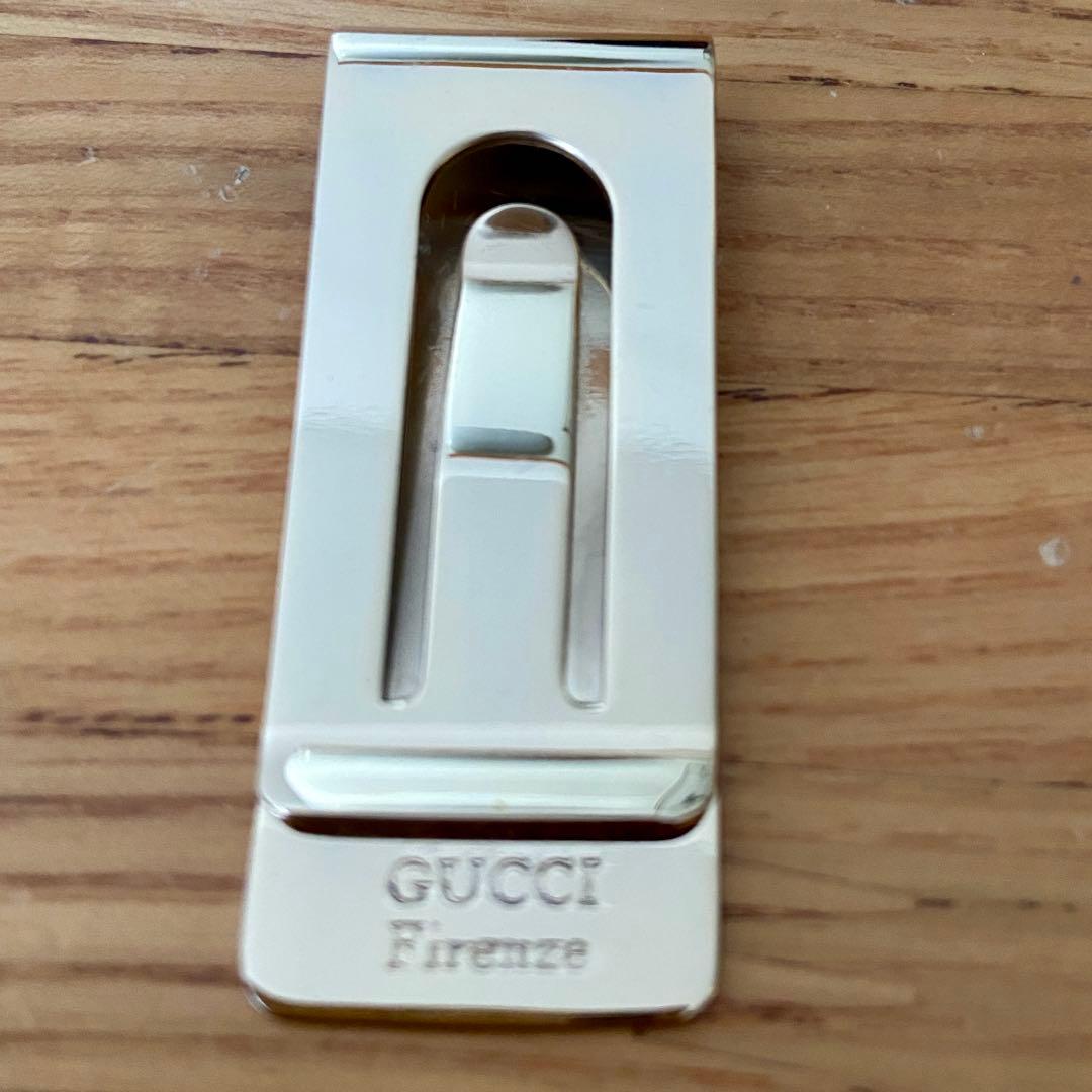 GUCCI Firenze マネークリップ ビンテージ　ケース付き