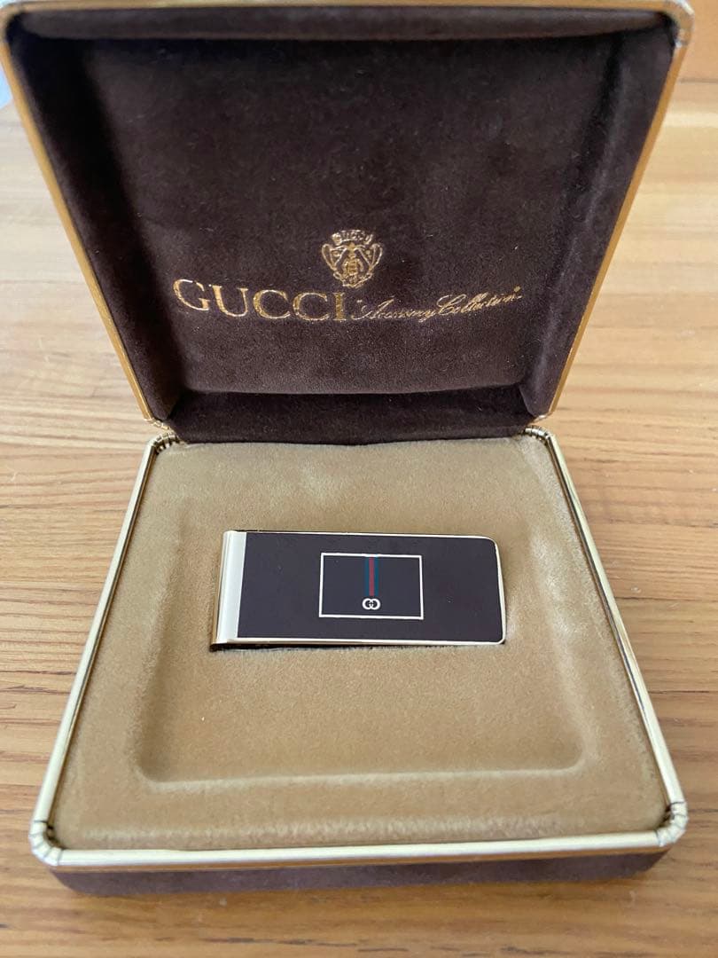 GUCCI Firenze マネークリップ ビンテージ　ケース付き