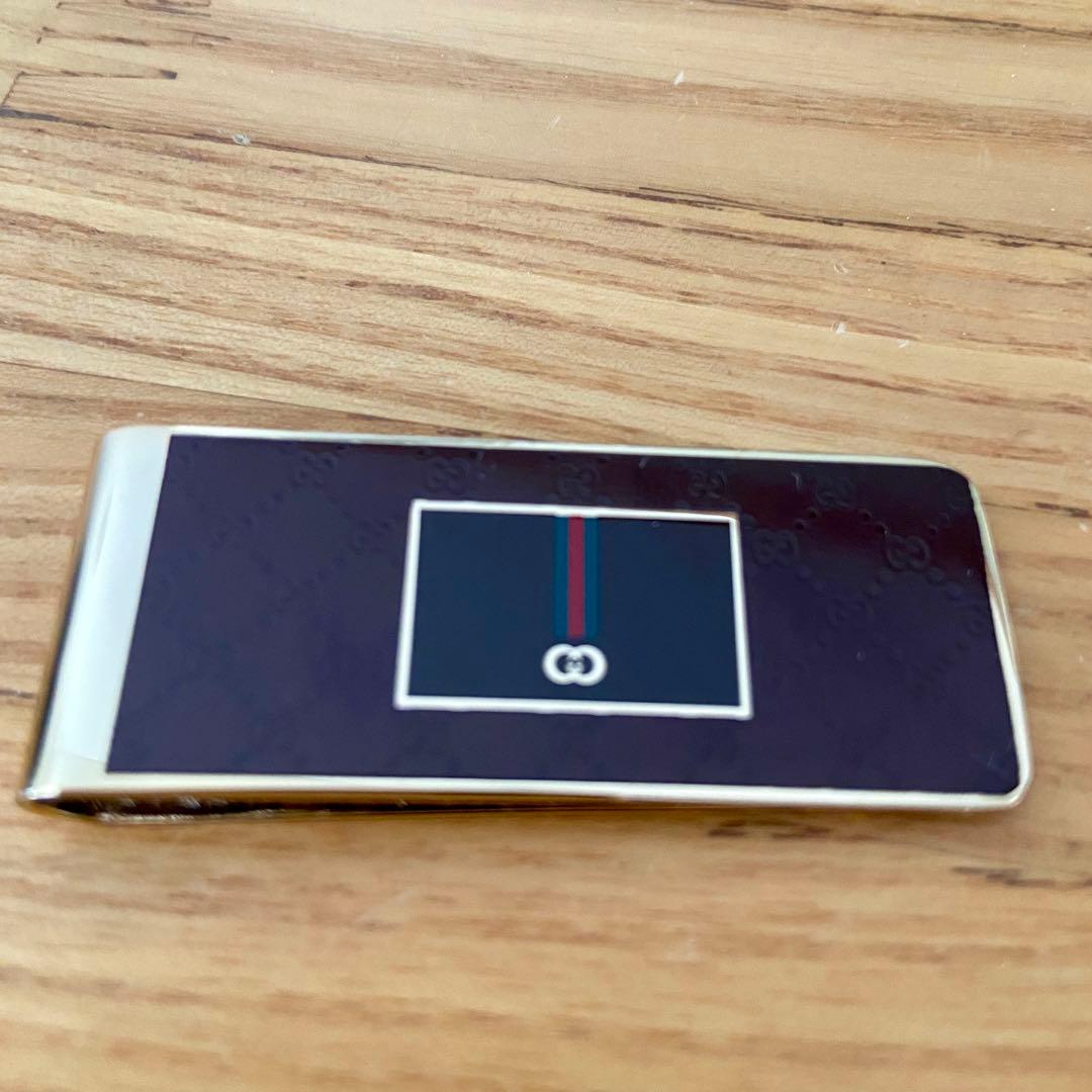 GUCCI Firenze マネークリップ ビンテージ　ケース付き