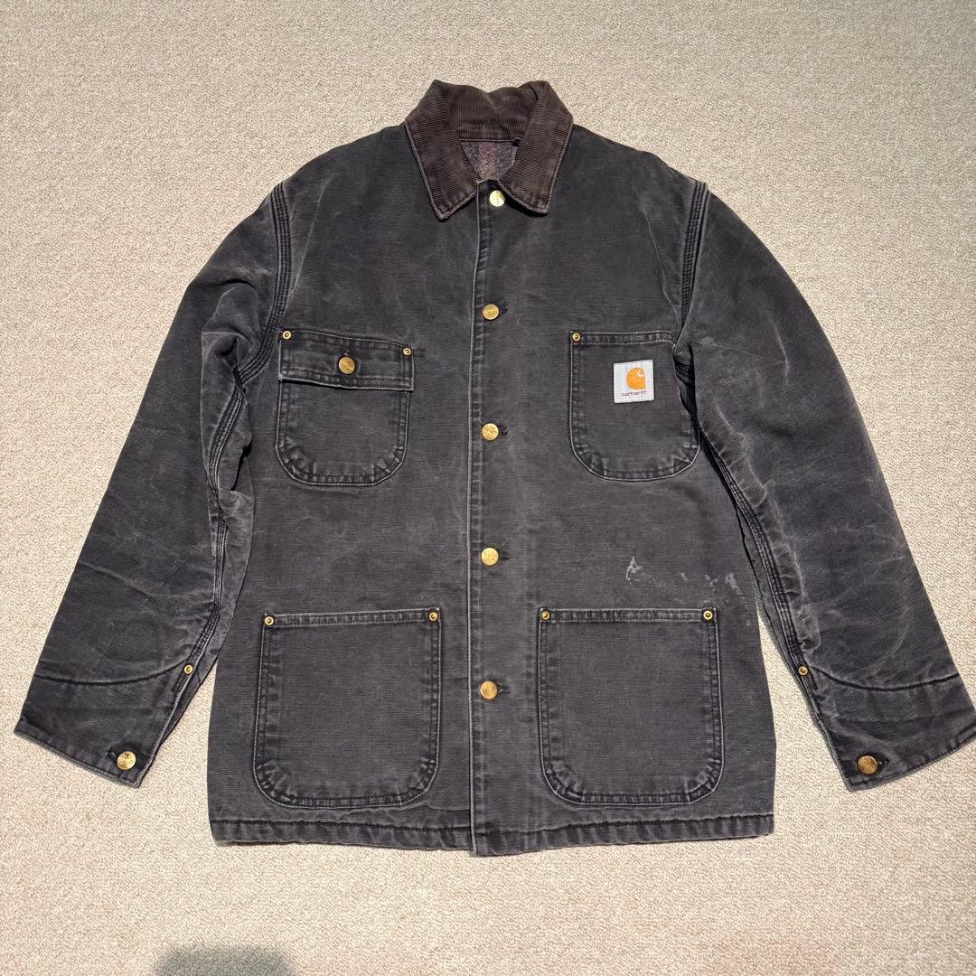 カーハート 90年代 ミシガン チョアコート アメリカ製 裏地付
